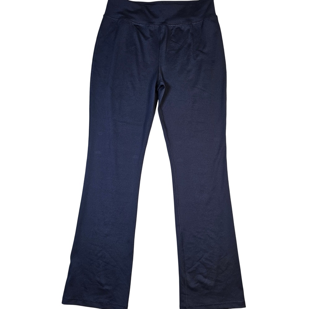 Athletic Works Navy Blue Bootcut Yoga Pant XL Recycled Polyester Spandex Stretch